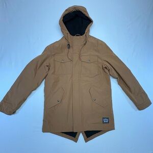 Levi's Men's Brown Hooded Field Jacket Size Small